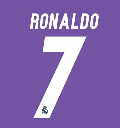 Ronaldo nameset real madrid - ronaldo,